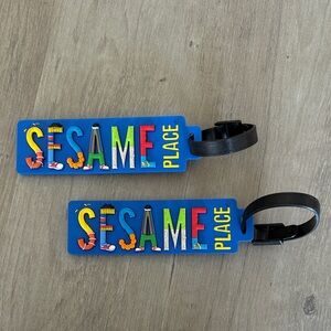 Sesame place Kids Luggage Tag - Blue